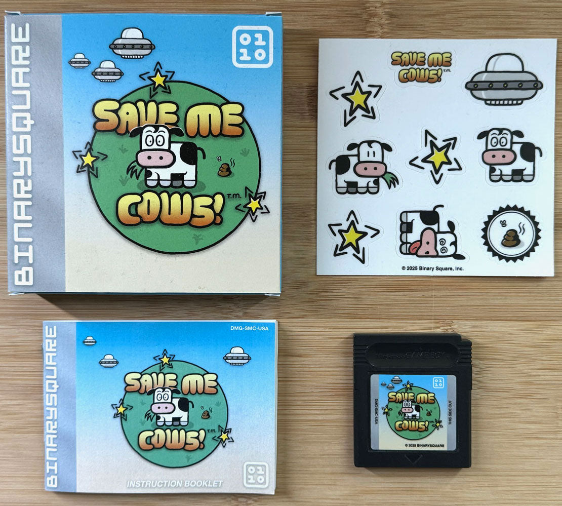 Save Me Cows! - now shipping