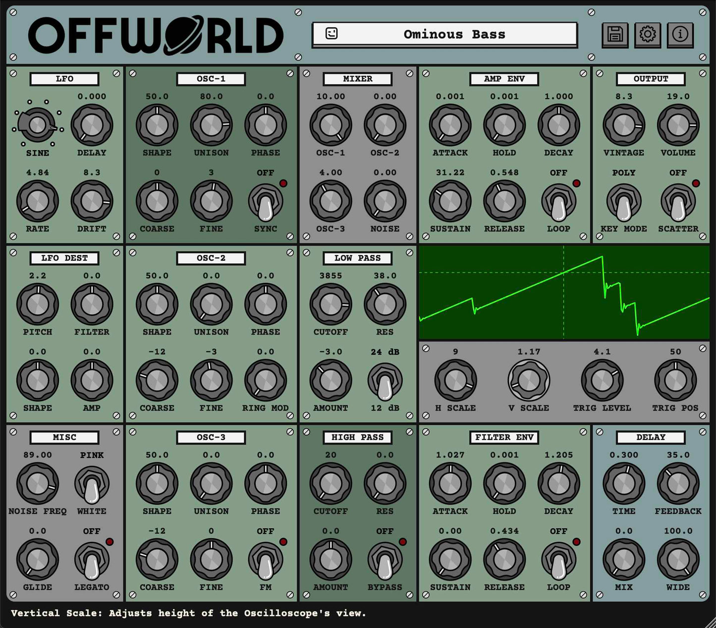 Offworld Synthesizer Audio Plug-in v2.1