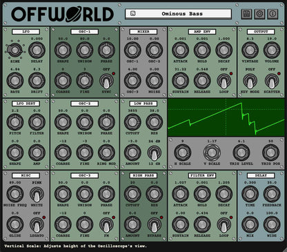 Offworld Synthesizer Audio Plug-in v2.1