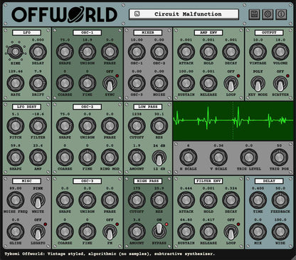 Offworld Synthesizer Audio Plug-in v2.1