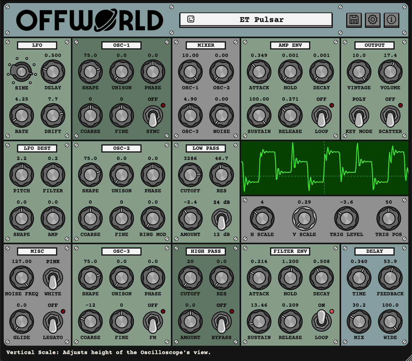 Offworld Synthesizer Audio Plug-in v2.1