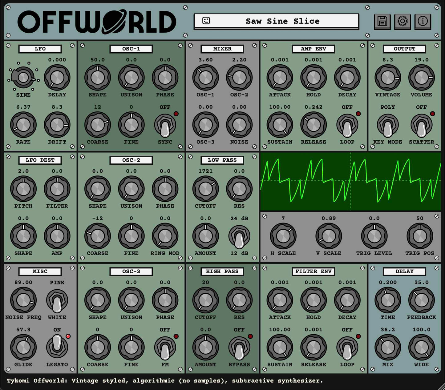 Offworld Synthesizer Audio Plug-in v2.1