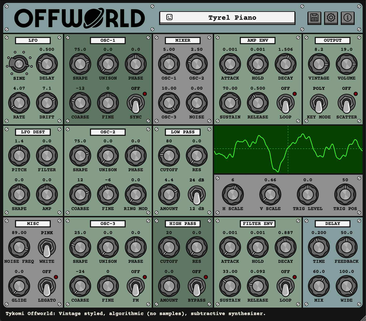 Offworld Synthesizer Audio Plug-in v2.1